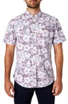 Men's 7 Diamonds Happy People Trim Fit Sport Shirt - Purple
