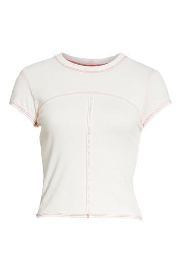 Women's Eckhaus Latta Lapped Seam Baby Tee