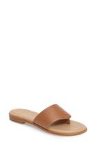 Women's Johnston & Murphy Raney Flip Flop M - Brown