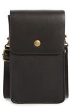 Bp. Faux Leather Phone Crossbody Bag - Black