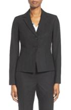 Women's Classiques Entier Stretch Wool Suit Jacket - Black