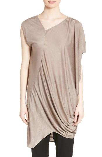 Women's Zero + Maria Cornejo Cade Jersey Tunic - Beige