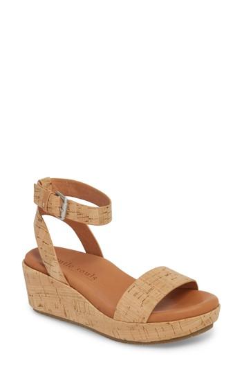Women's Gentle Souls Morrie Wedge Sandal M - Brown