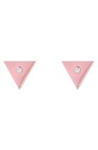 Women's Mini Mini Jewels Forever Collection - Triangle Diamond Stud Earrings