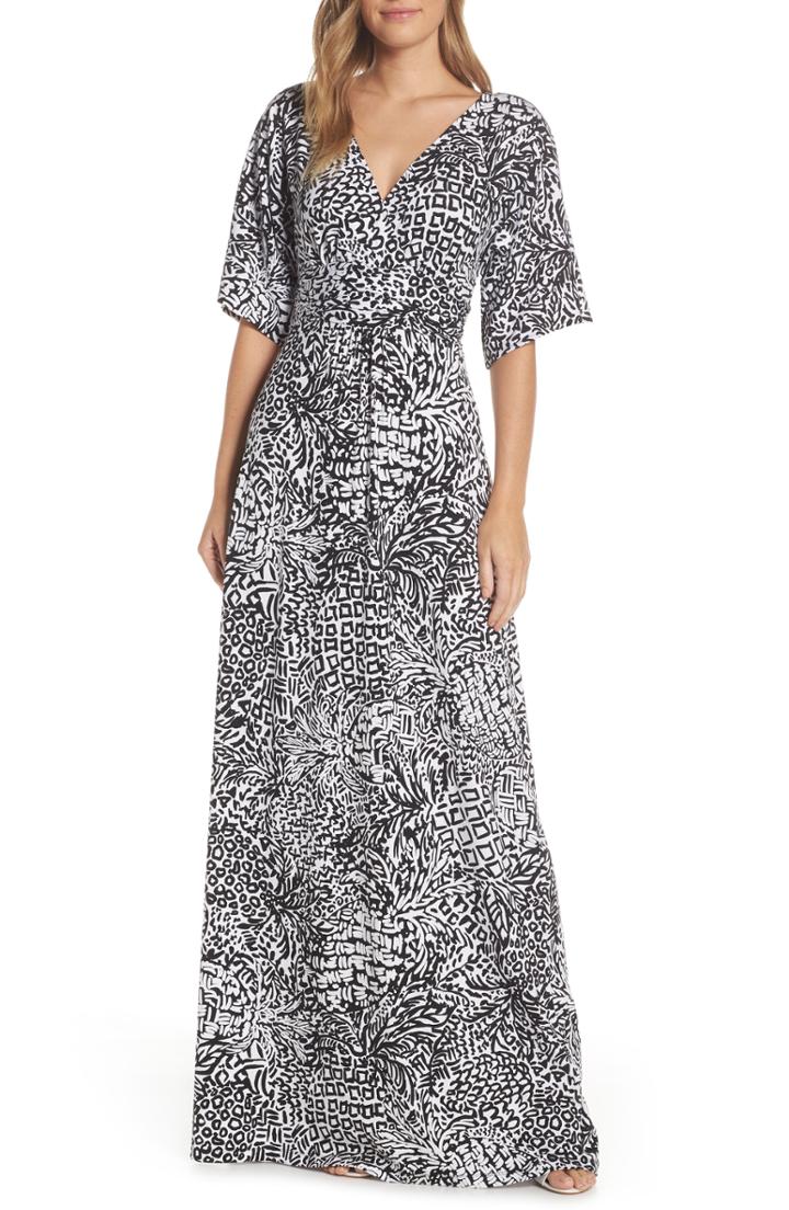 Women's Lilly Pulitzer Parigi Maxi Dress - Black