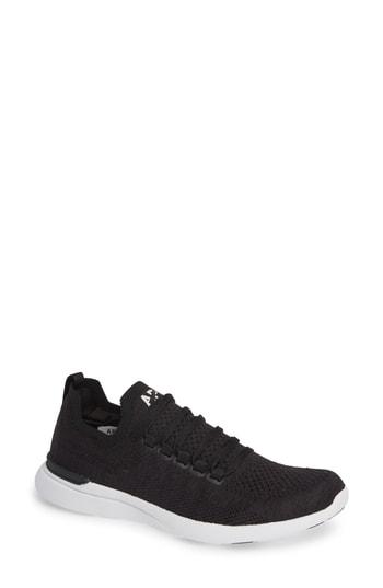 Women's Apl Techloom Breeze Knit Running Shoe B - Black