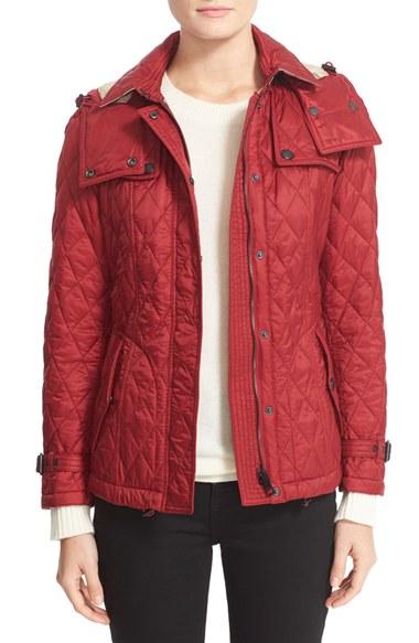 Women's Burberry Finsbridge Short Quilted Jacket