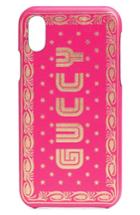 Gucci Guccy Moon & Stars Iphone X Case - Pink