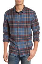 Men's Billabong Coastline Flannel Shirt, Size - Blue