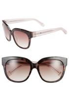 Women's Bobbi Brown 'the Taylor' 55mm Sunglasses - Tortoise/ Crystal