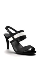 Women's Shoes Of Prey Strappy Slingback Sandal .5 B - Black