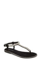 Women's Jeffrey Campbell Embellished Ankle Strap Sandal M - Black