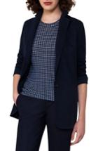 Women's Akris Cashmere Blend Jersey Jacket - Blue