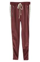 Men's Represent Slim Fit Track Pants - Burgundy