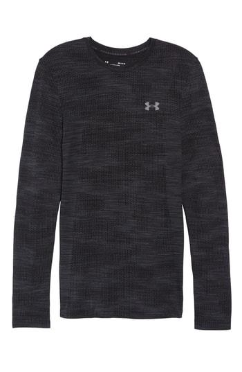 Men's Under Armour Siphon Long Sleeve Camo T-shirt - Black