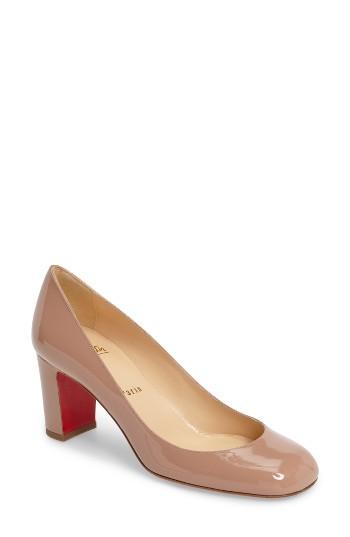 Women's Christian Louboutin Cadrilla Pump Us / 36eu - Beige