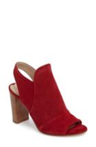 Women's Via Spiga Gaze Block Heel Sandal .5 M - Red