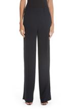 Women's Victoria Beckham Wide Leg Stretch Pants Us / 10 Uk - Blue
