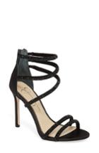 Women's Jessica Simpson Jamalee Glitter Sandal .5 M - Black