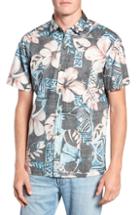 Men's Kahala Ahiahi Classic Fit Sport Shirt - Black