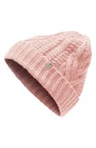 Women's The North Face Minna Cable Knit Beanie - Purple