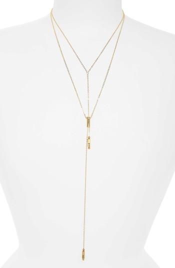 Women's Half United Phoebe Layered Lariat Necklace