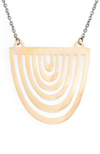 Women's Ink + Alloy Half Sun Pendant Necklace