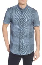 Men's Ben Sherman Mod Fit Textured Micro Gingham Shirt