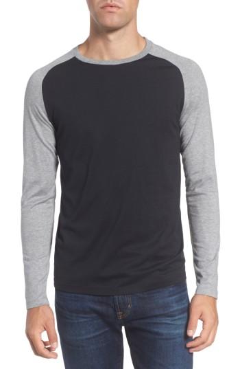 Men's Gant Stadium Raglan T-shirt - Black