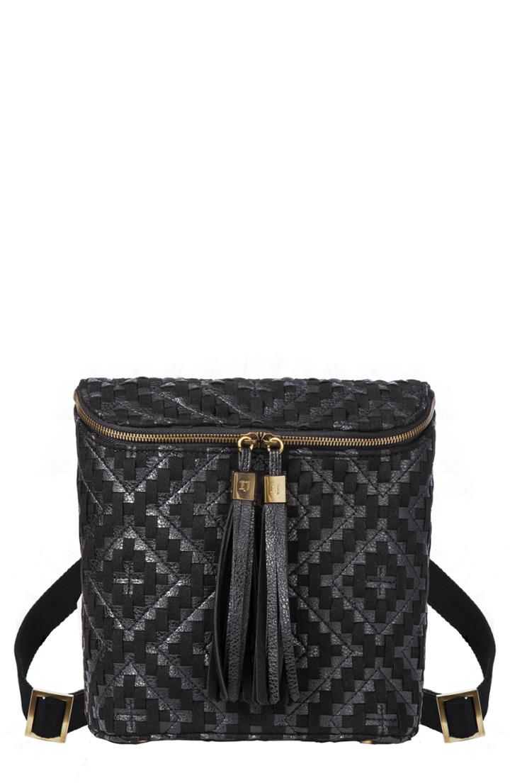 Eric Javits Kaja Convertible Water Resistant Faux Leather Backpack -