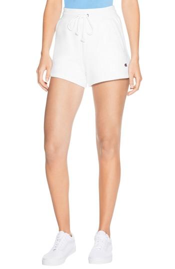 Women's Champion Reverse Weave Shorts - White