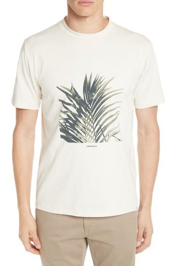 Men's Norse Projects James Palm Graphic T-shirt - White