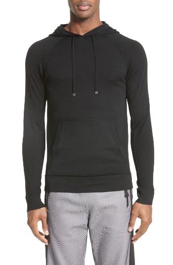 Men's Helmut Lang Hooded Pullover - Black