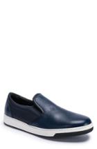 Men's Bugatchi Santorini Slip-on Sneaker .5 M - Blue