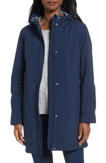 Women's Joules Right As Rain Fleece Lined Raincoat