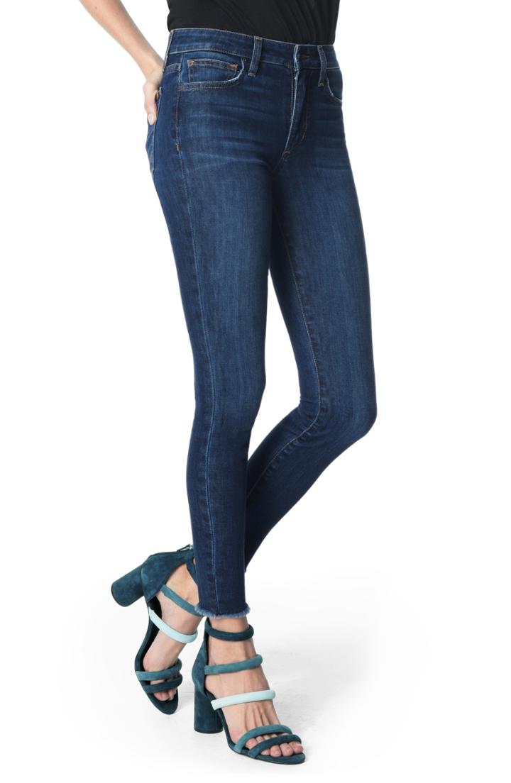 Women's Joe's Icon Frayed Ankle Skinny Jeans - Blue