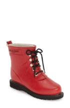 Women's Ilse Jacobsen 'rub' Boot Eu - Red