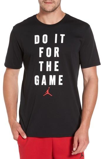 Men's Nike Jordan Sportswear Do It For The Game T-shirt, Size - Black
