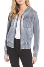 Women's Dear John Denim Knit Bomber Jacket - Blue