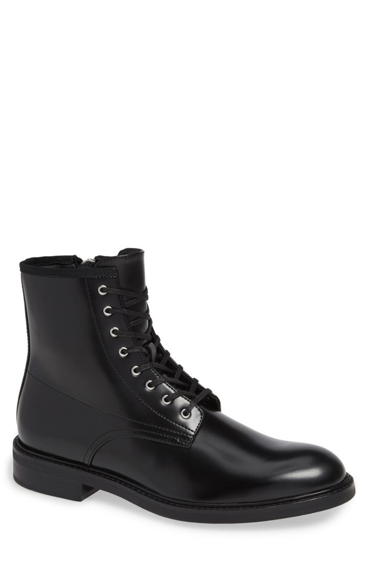 Men's Calvin Klein Keeler Combat Boot .5 M - Black