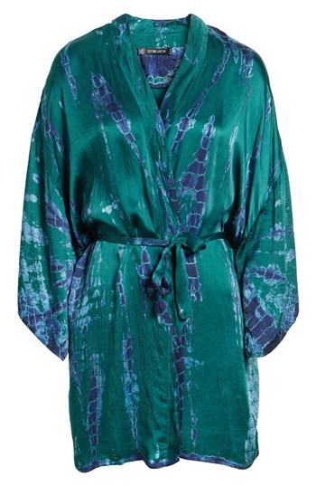 Women's Stone Row X Georgia May Jagger Tie Dye Kimono, Size - Green