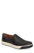 Men's J & M 1850 Allister Slip-on Sneaker M - Black