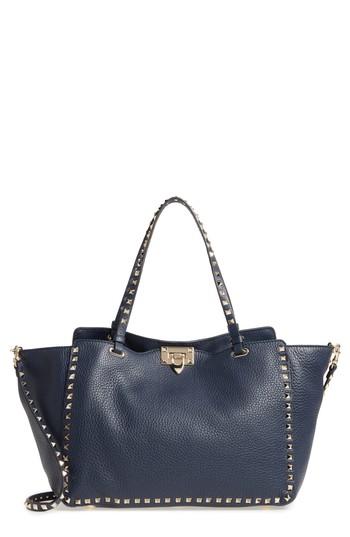 Valentino Garavani Medium Rockstud Leather Tote -