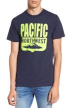 Men's Casual Industrees Pnw Shield T-shirt - Blue