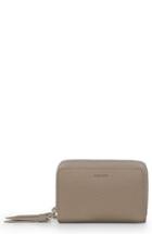 Women's Allsaints Fetch Leather Card Holder - Brown