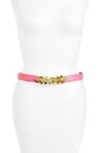 Women's Raina Venice Leather Belt, Size - Pink