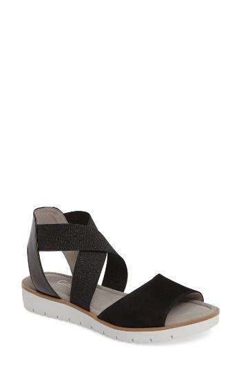 Women's Gabor Strappy Sandal M - Black