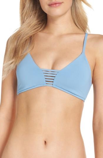 Women's Seafolly Active Bikini Top Us / 8 Au - Blue