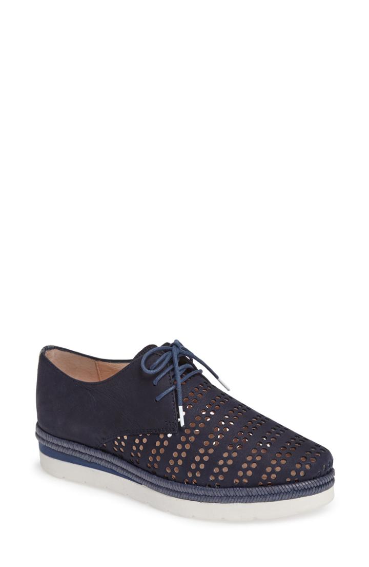Women's Hispanitas 'laken' Perforated Platform Derby -9.5us / 40eu - Blue