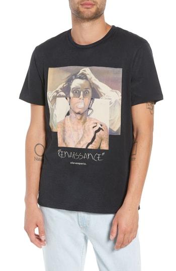 Men's Elevenparis Renaissance Graphic T-shirt - Black